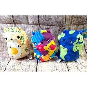 Cats‎ Vs Pickles Lot Crazy Quilt-Ramen-Catlas 4” stuffed plush